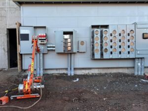 Exterior electrical equipment installation